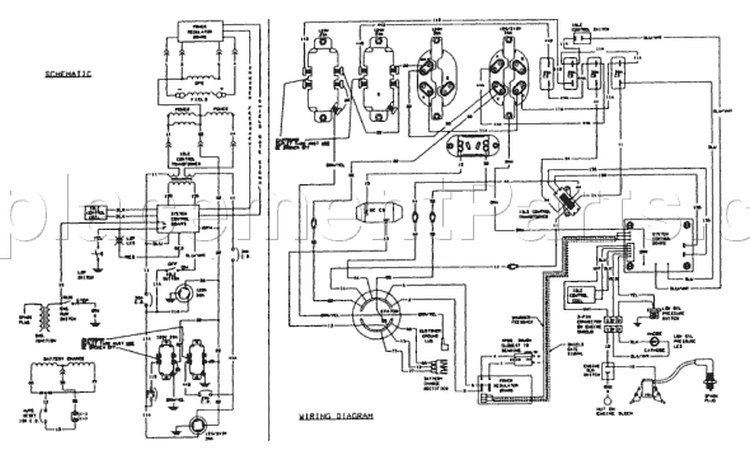Page I Diagram and Parts List for 9782-4  Briggs and Stratton Generator